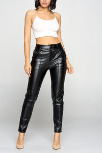 LUNA FAUX LEATHER PANTS